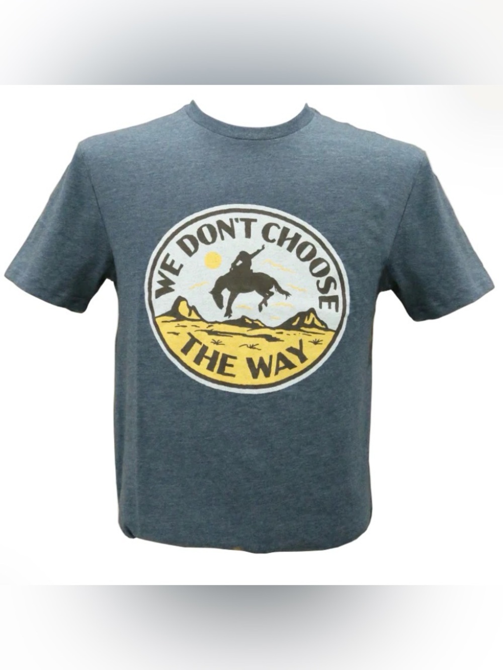 WRANGLER MEN'S YELLOWSTONE
COLLECTION BLUE TEE SHIRT
